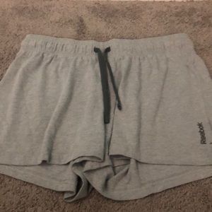 Gray Reebok shorts